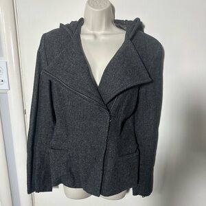 Patrizia Pepe Charcoal Gray Blazer